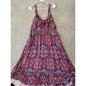 Torrid Floral Ruffle Hi Low Maxi Jersey Dress Online Exclusive Large (0)